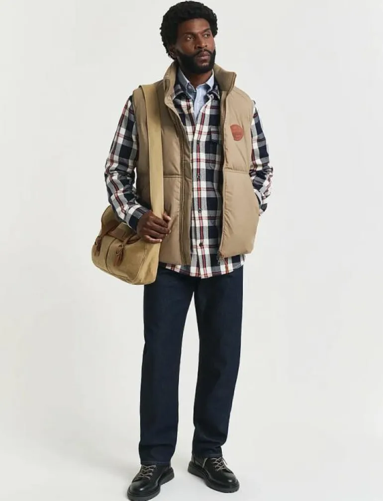 HEAVY TWILL CHECK OVERSHIRT - Rutiga skjortor