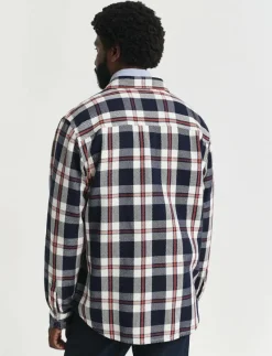HEAVY TWILL CHECK OVERSHIRT - Rutiga skjortor