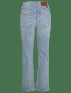 HIGH RISE STRAIGHT LT CAPE - Straight jeans