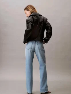 HIGH RISE STRAIGHT LT CAPE - Straight jeans
