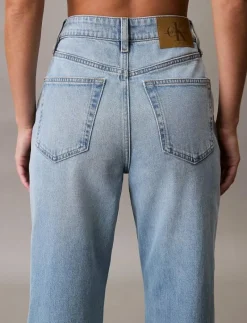 HIGH RISE STRAIGHT LT CAPE - Straight jeans