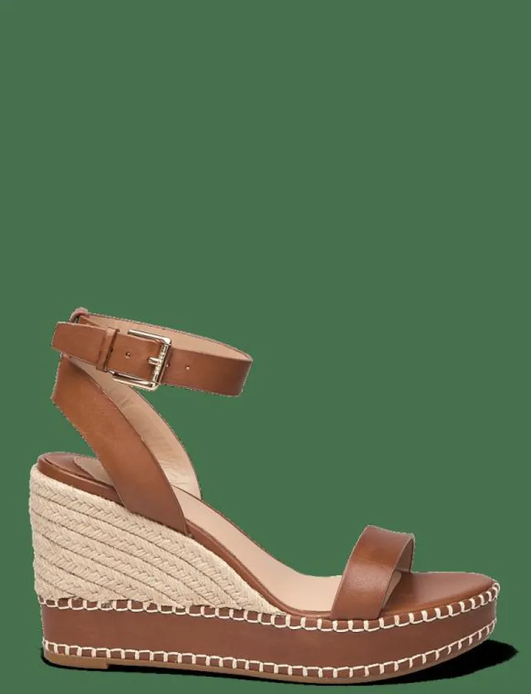 Hilarie Burnished Leather Espadrille - Kilklackar