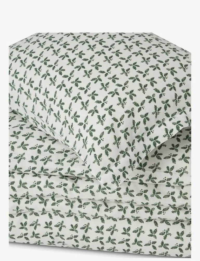 Holly Printed Cotton Sateen Bed Set - Påslakanset