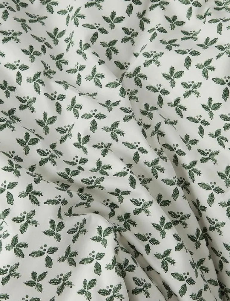 Holly Printed Cotton Sateen Bed Set - Påslakanset