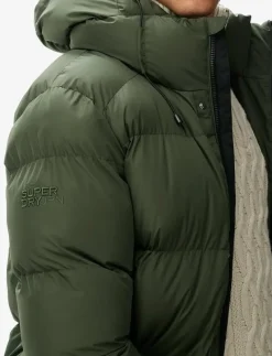 HOODED SPORTS PUFFER MID JKT - Fodrade jackor