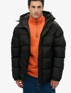 HOODED TECH PADDED JKT - Fodrade jackor