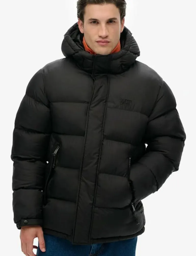 HOODED TECH PADDED JKT - Fodrade jackor