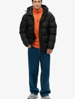 HOODED TECH PADDED JKT - Fodrade jackor