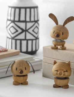 Hoptimist Cat - Träfigurer