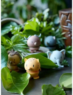 Hoptimist Soft Lion S Orange - Skulpturer & Porslinsfigurer