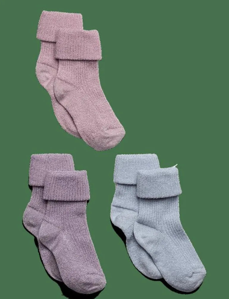 Ida glitter socks - 3-pack - Strumpor & Tights
