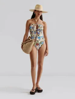 Idalia Bandeau Cut Out swimsuit - Baddräkter