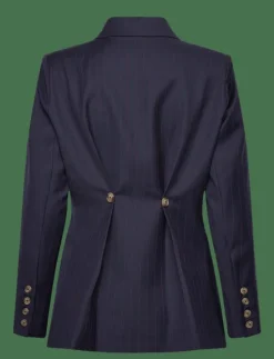 Illiana Fitted Button Detailed Wool Blend blazer - Enkelknäppta kavajer