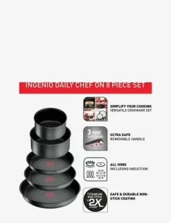 Ingenio Daily chef ON 8 pcs set - Grytset & Kastrullset