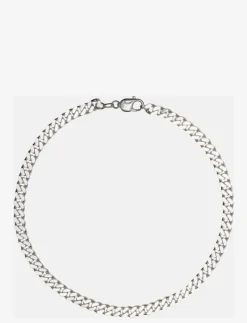 IX Chunky Curb Chain Silver - Kedjehalsband
