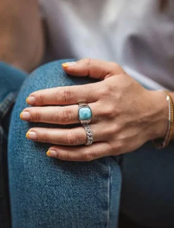 IX Crunchy Curb Ring Silver - Ringar