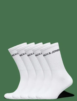 JACBASIC LOGO TENNIS SOCK 5 PACK NOOS - Vanliga strumpor
