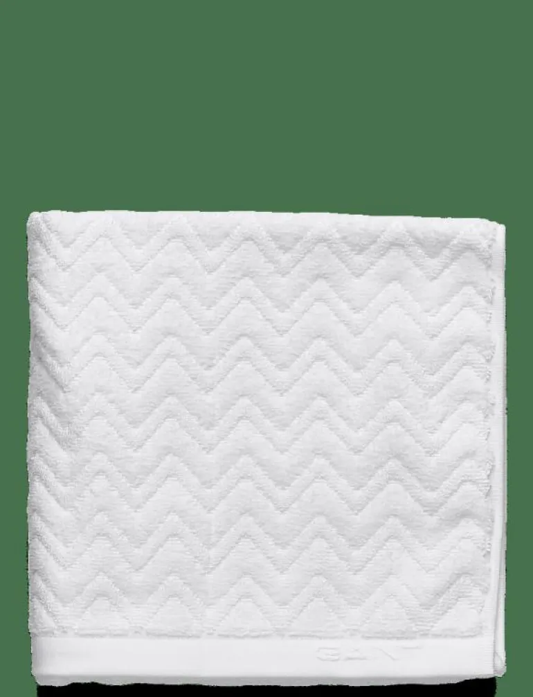 JACQUARD HERRINGBONE BATH MAT - Badrumsmatta