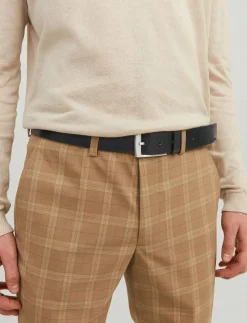 JACSTOCKHOLM LEATHER BELT NOOS - Skärp