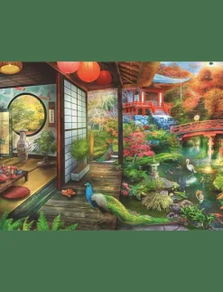 Japanese Garden Teahouse Kyoto 1000p - Klassiska pussel