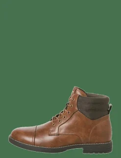 JFWDEWSBURY PU BOOT - Kängor med snörning