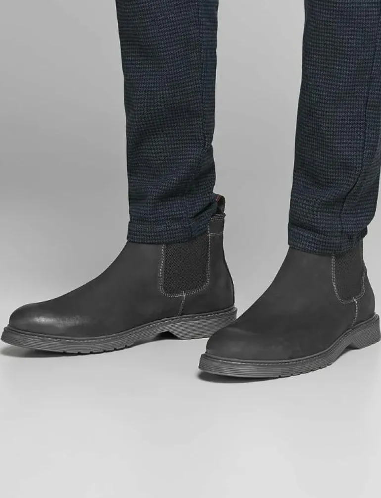 JFWLEYTON LEATHER SN - Chelsea boots