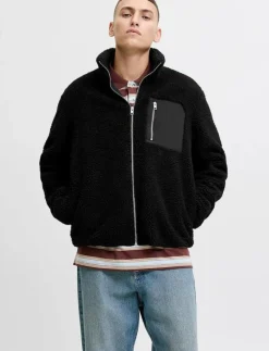 JJBRADLEY TEDDY JACKET - Mellanlager