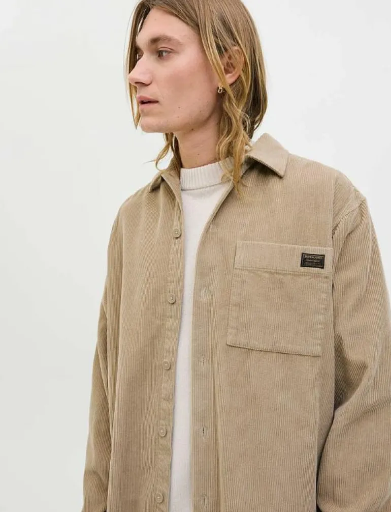 JJCORDUROY OVERSHIRT L/S - Manchesterskjortor
