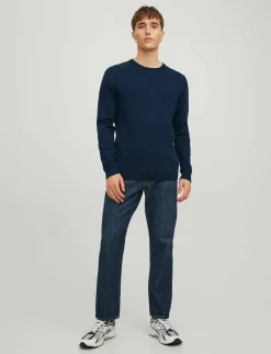 JJEBASIC KNIT CREW NECK NOOS - Rundhalsad