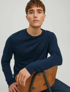 JJEBASIC KNIT CREW NECK NOOS - Rundhalsad