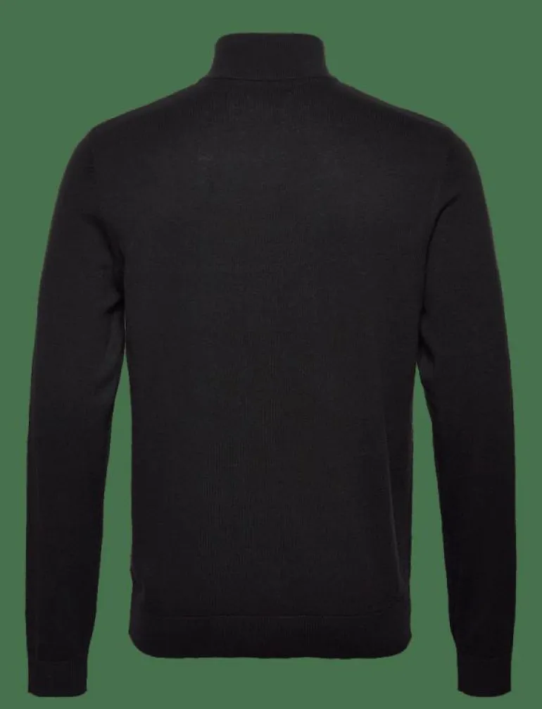 JJEEMIL KNIT HALF ZIP NOOS - Stickat