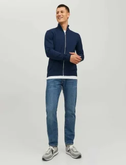 JJEEMIL KNIT TURTLE ZIP CARDIGAN NOOS - Koftor