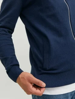 JJEEMIL KNIT TURTLE ZIP CARDIGAN NOOS - Koftor