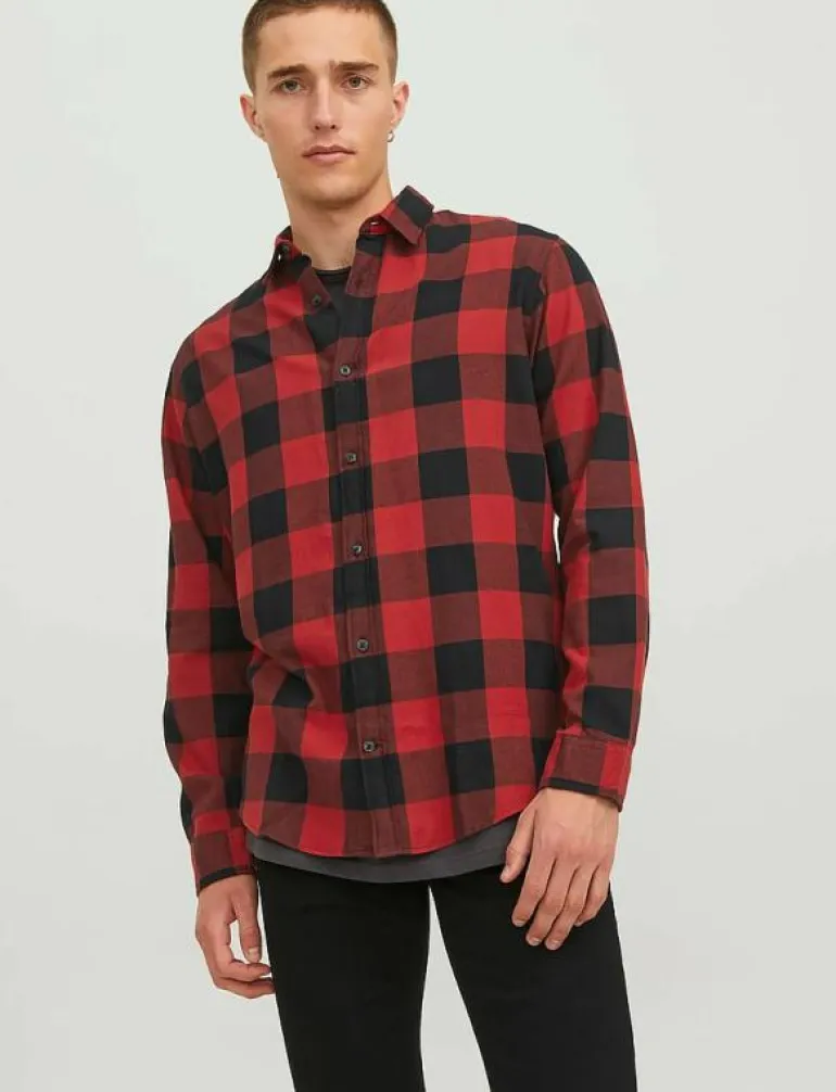 JJEGINGHAM TWILL SHIRT L/S NOOS - Rutiga skjortor