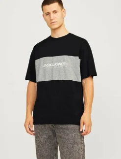 JJELEGACY BLOCKING TEE SS O-NECK NOOS - Kortärmad t-shirt