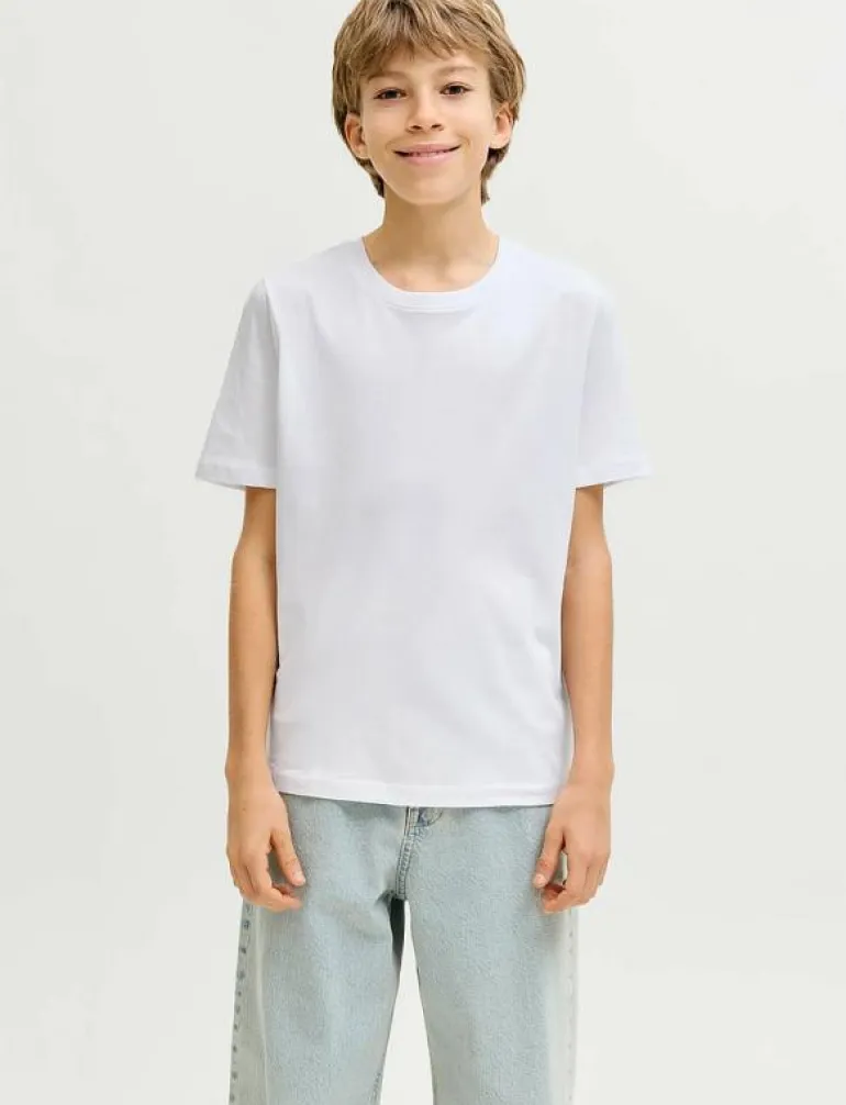 JJEORGANIC BASIC TEE SS 3PK MP NOOS JNR - Kortärmade