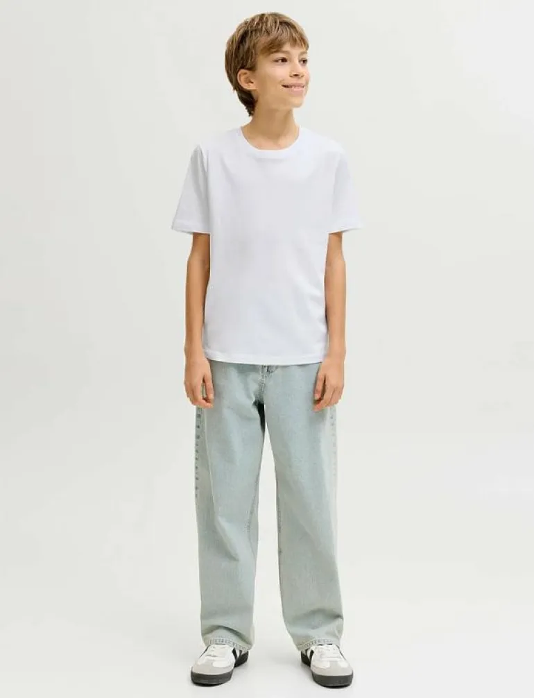 JJEORGANIC BASIC TEE SS 3PK MP NOOS JNR - Kortärmade