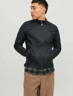 JJEROCKY JACKET NOOS - Skinnjackor