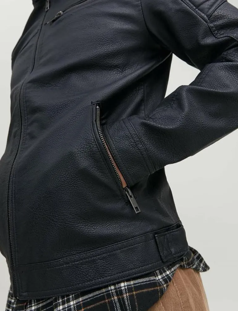 JJEROCKY JACKET NOOS - Skinnjackor