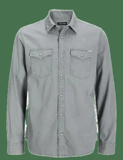 JJESHERIDAN SHIRT L/S NOOS - Jeansskjortor