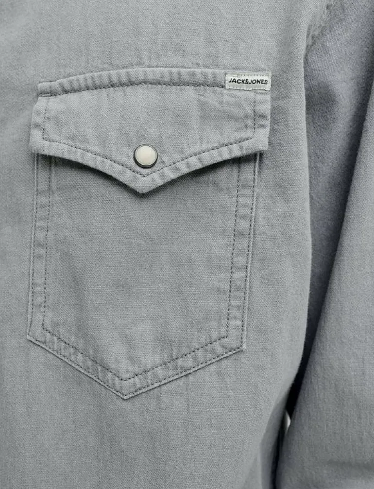 JJESHERIDAN SHIRT L/S NOOS - Jeansskjortor