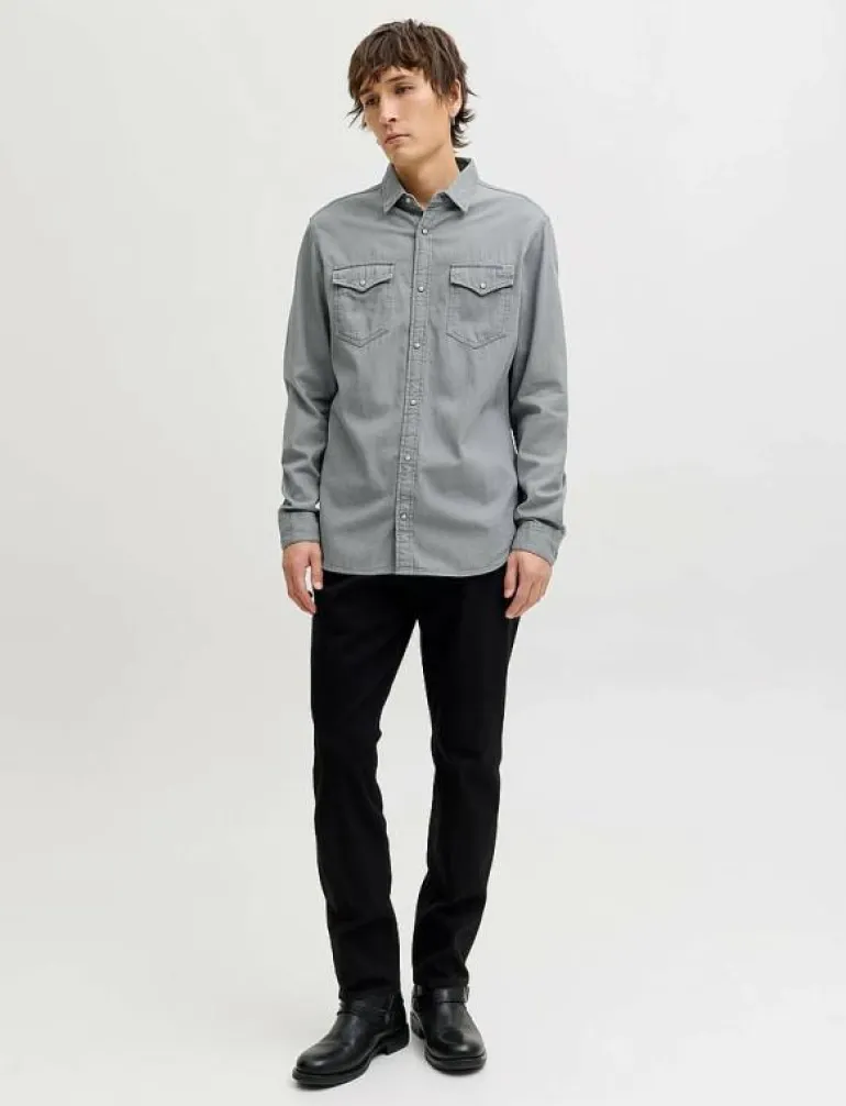 JJESHERIDAN SHIRT L/S NOOS - Jeansskjortor