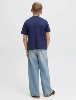 JORINWOOD BLOCK BRAND TEE SS CN NOOS JNR - Kortärmade