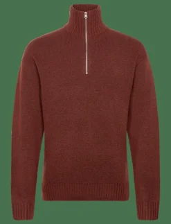 JOROLLIE KNIT HALF ZIP SN - Stickat