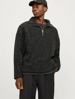JORROXBURY TEDDY SWEAT HIGH NECK LN - Mellanlager