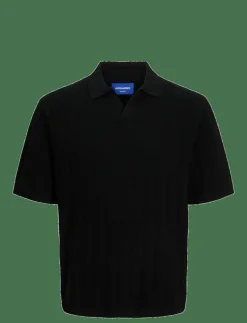 JORVARENNA KNIT SS SPLIT NECK - Kortärmade pikéer