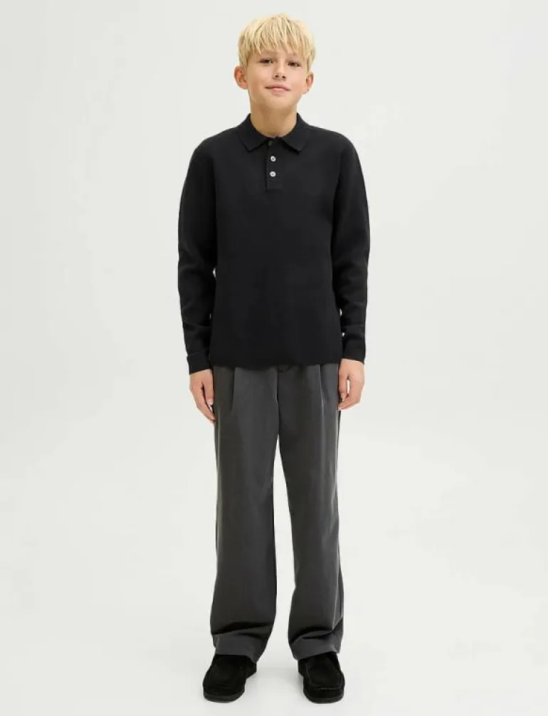 JPRBLABRADFORT KNIT POLO LN JNR - Pikéer