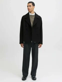 JPRBLUASHER WOOL BLEND PEACOAT - Ullkappor