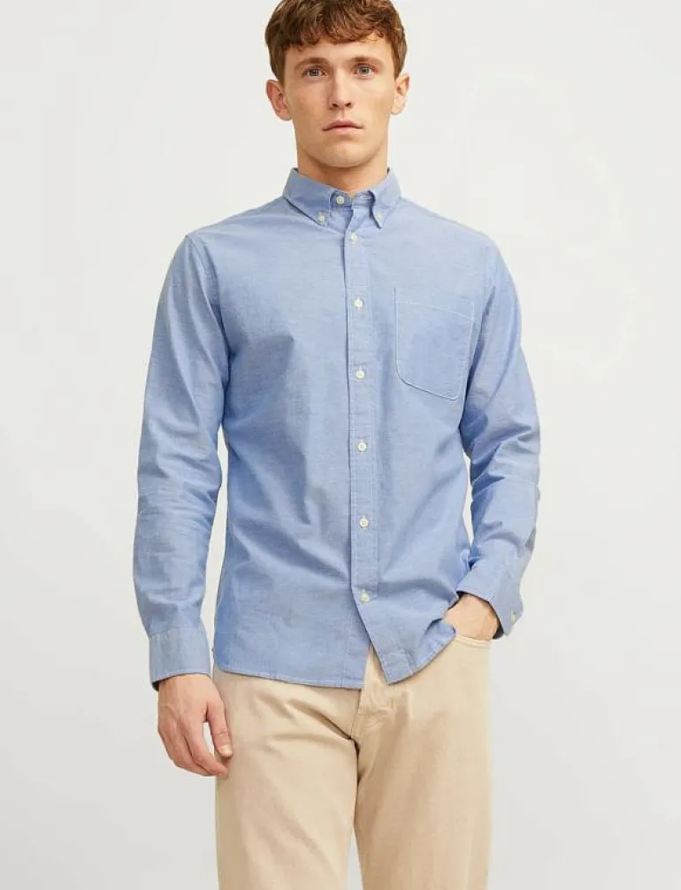 JPRBLUBROOK OXFORD SHIRT L/S NOOS - Oxford-skjortor