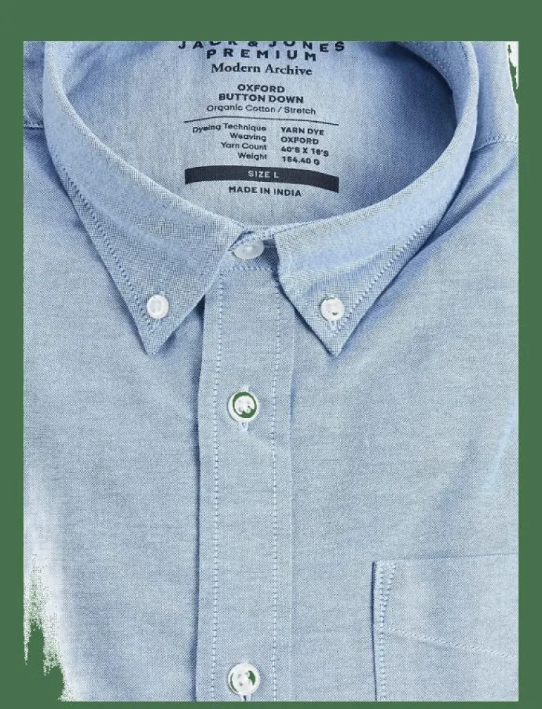 JPRBLUBROOK OXFORD SHIRT L/S NOOS - Oxford-skjortor